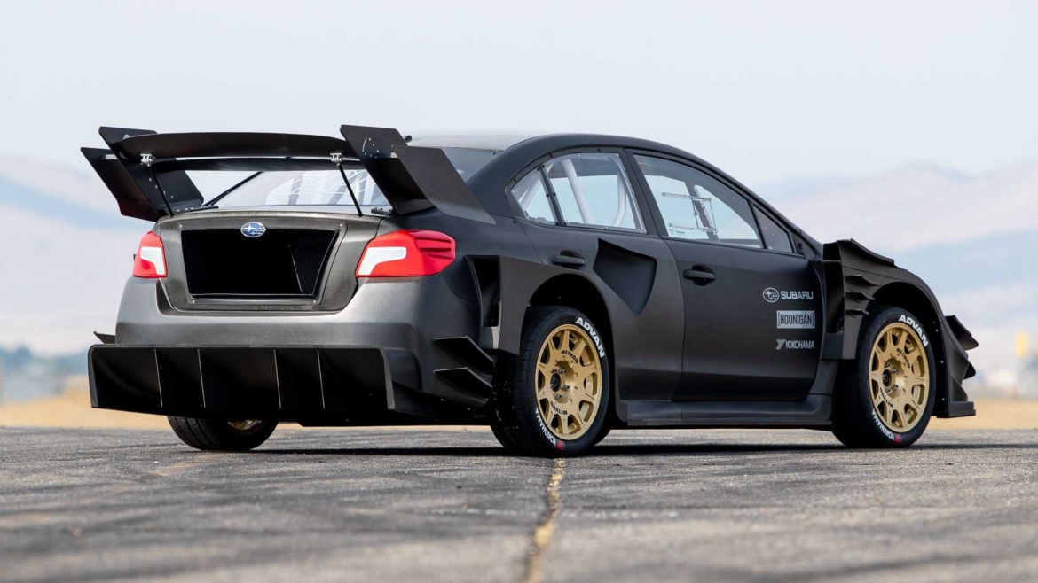 Карбоновый WRX STI в Gymkhana